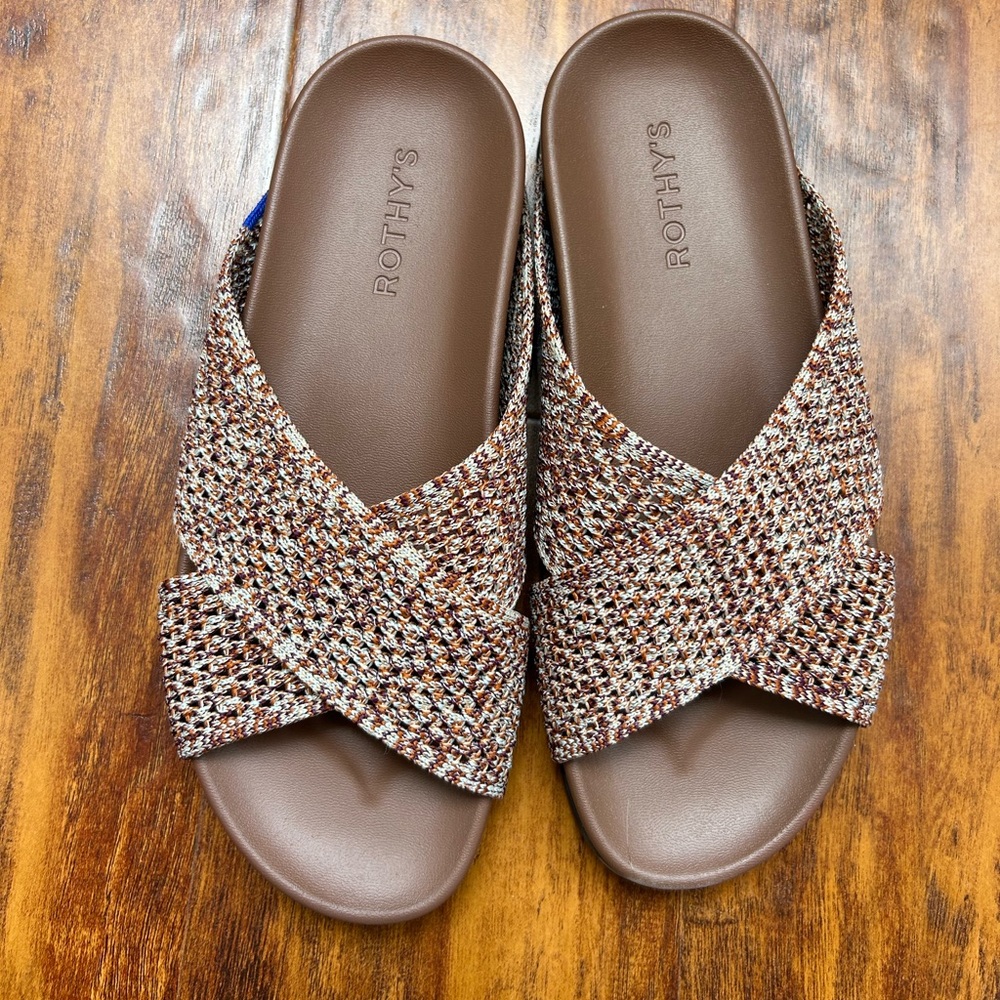Limited Edition Rothys Sandals for their Earthday Collection! Revive Melange.